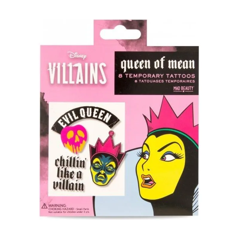 Disney Pop Villains Temporary Tattoos