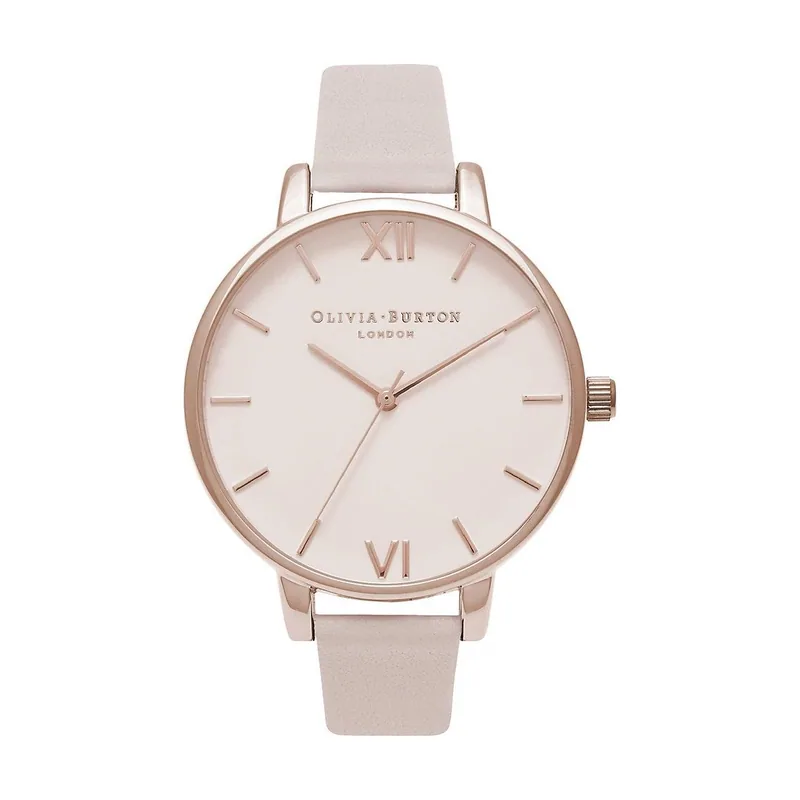 Olivia burton Reloj Analógico para Mujer de Cuarzo con Correa en Cuero OB16BD95