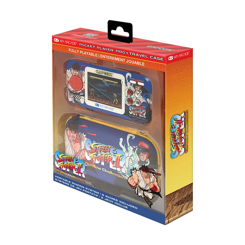 dreamGear Pocket Player Pro + funda Super Street Fighter II My Arcade