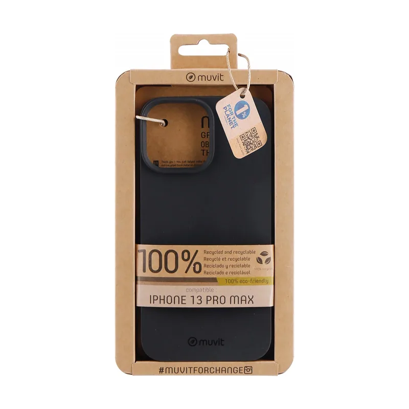 Muvit for change funda recycletek compatible con apple iphone 13 pro max