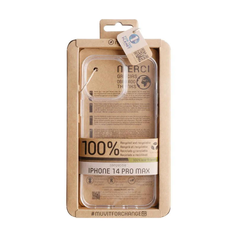 Muvit for change funda recycletek compatible con apple iphone 14 pro max