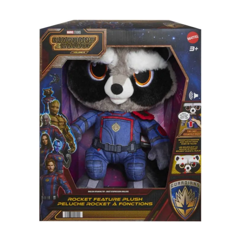 Mattel Marvel Guardianes de la Galaxia Peluche Rocket