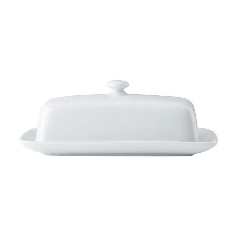 Mikasa Porcelana Chalk Mantequera con Tapa