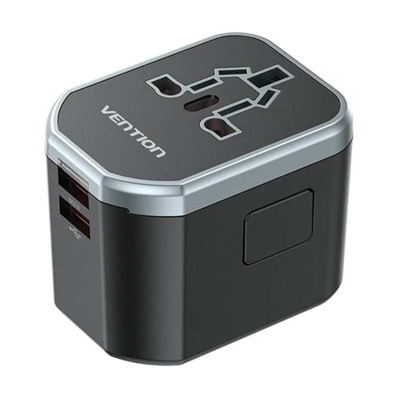 Vention Cargador de pared fjcb0 1xusb tipo-c 2xusb