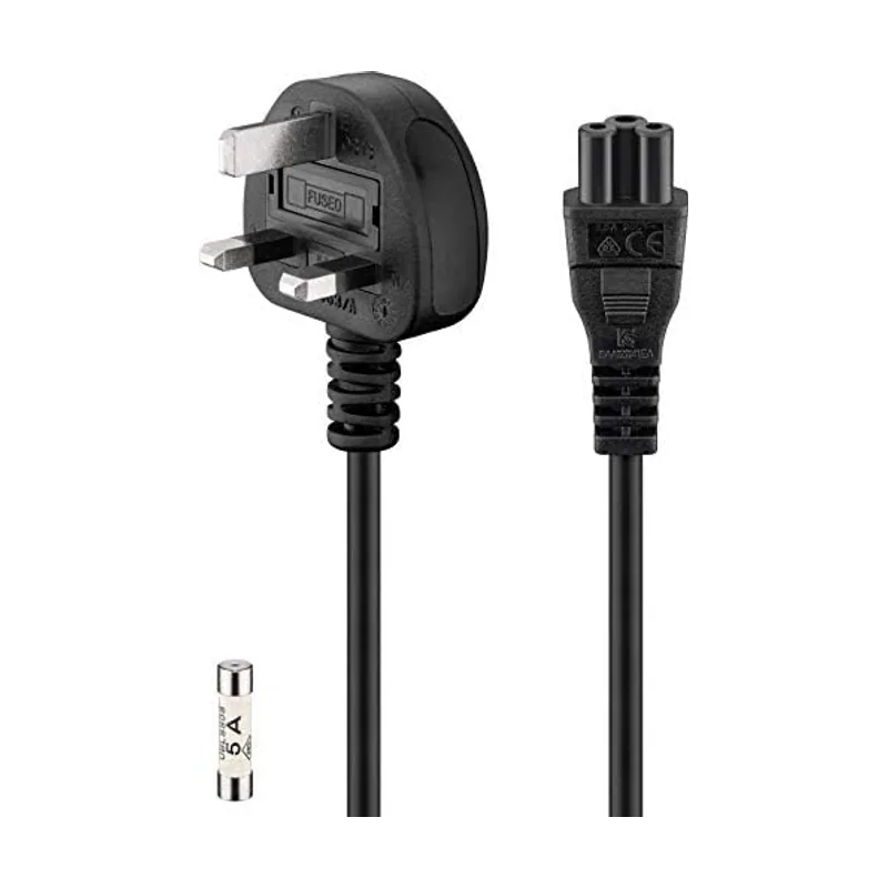 GooBay 96046 cable de transmisión Negro 1,8 m C5 acoplador