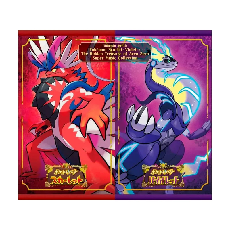 Overlap Nintendo Switch Pokemon Scarlet Violet + Hidden Treasure Of Area Zero Super Music Collection