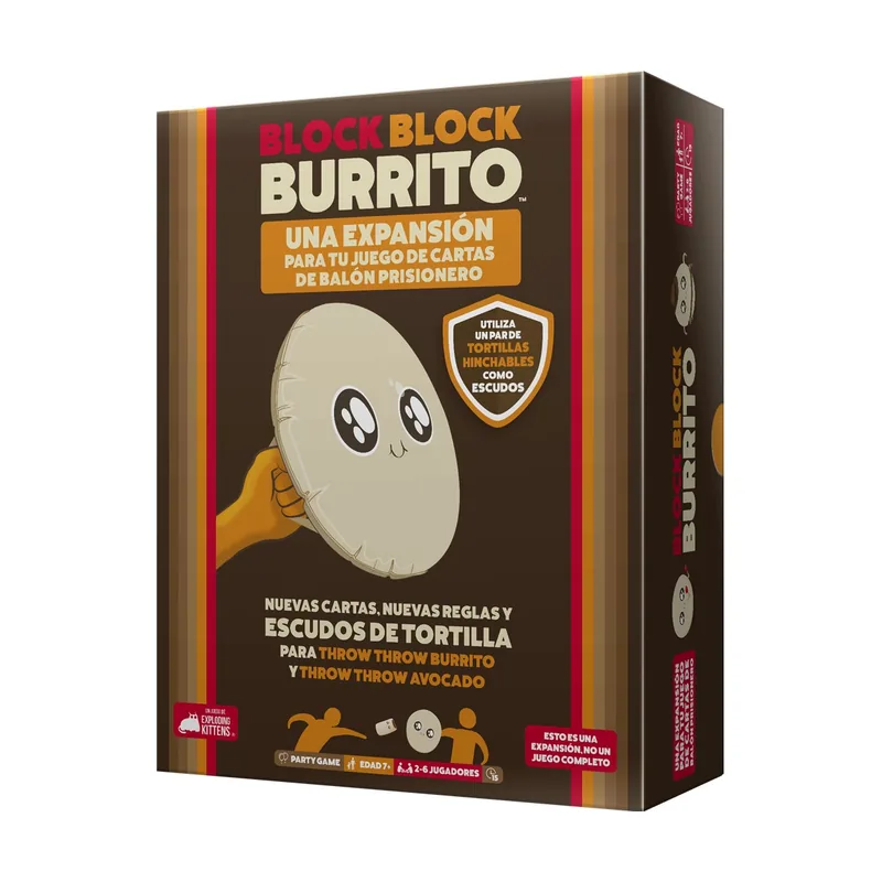 Asmodee Exploding Kittens Block Burrito