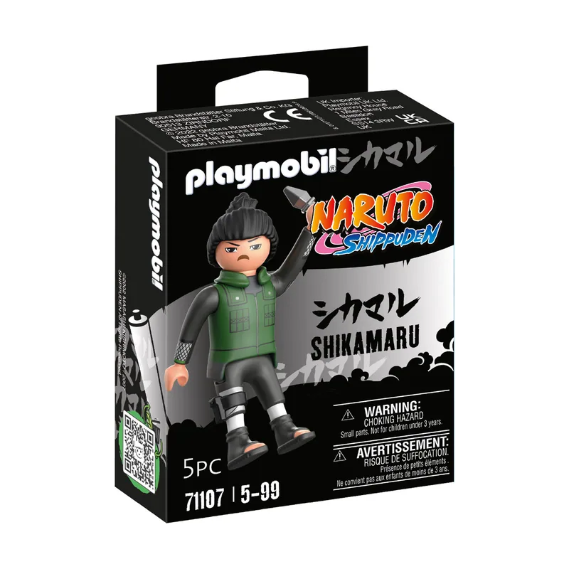 Playmobil Naruto 71107 Shikamaru con Chaleco
