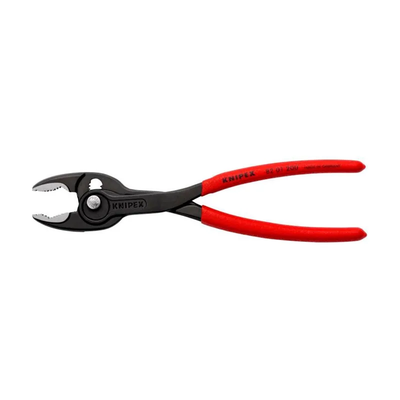 TwinGrip Alicate de agarre frontal ajustable negro atramentado