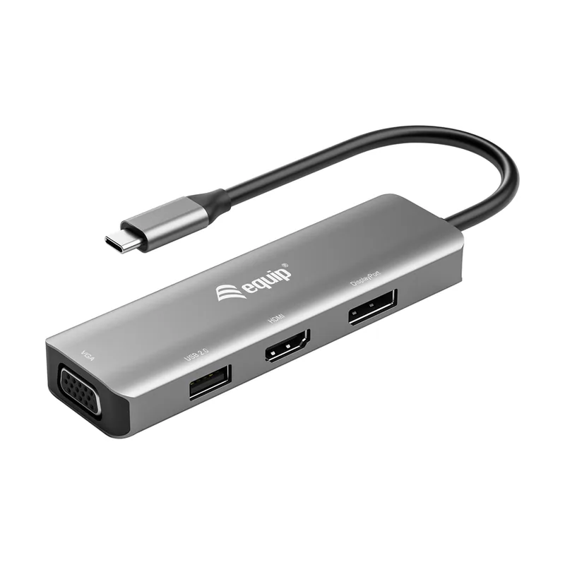Equip 133485 USB-C a HDMI/DisplayPort/VGA/USB Adaptador