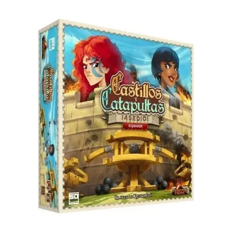 SD GAMES Juego De Mesa Castillos Y Catapultas Asedio