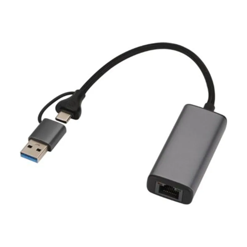 Microconnect MC-USBACNET2.5G cambiador de género para cable USB C RJ-45