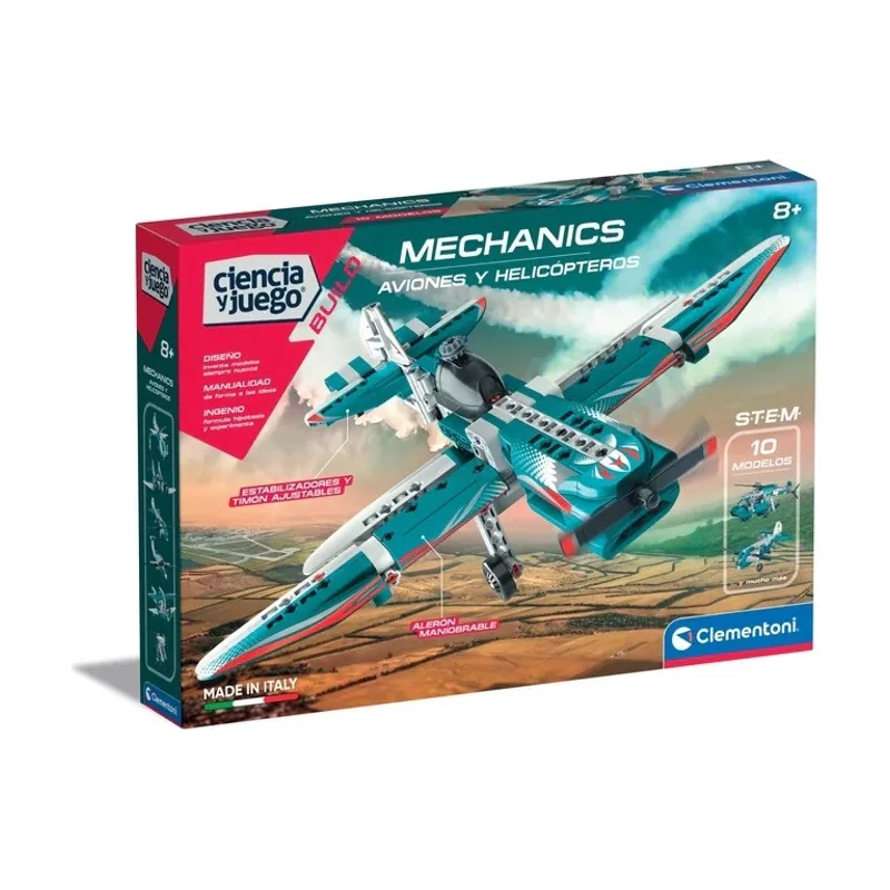 Clementoni Mechanics Aviones y Helicopteros