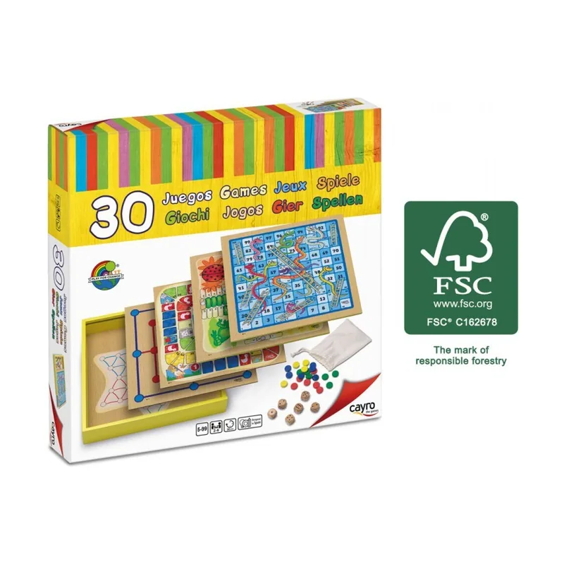 Cayro Juego de Mesa de Madera
