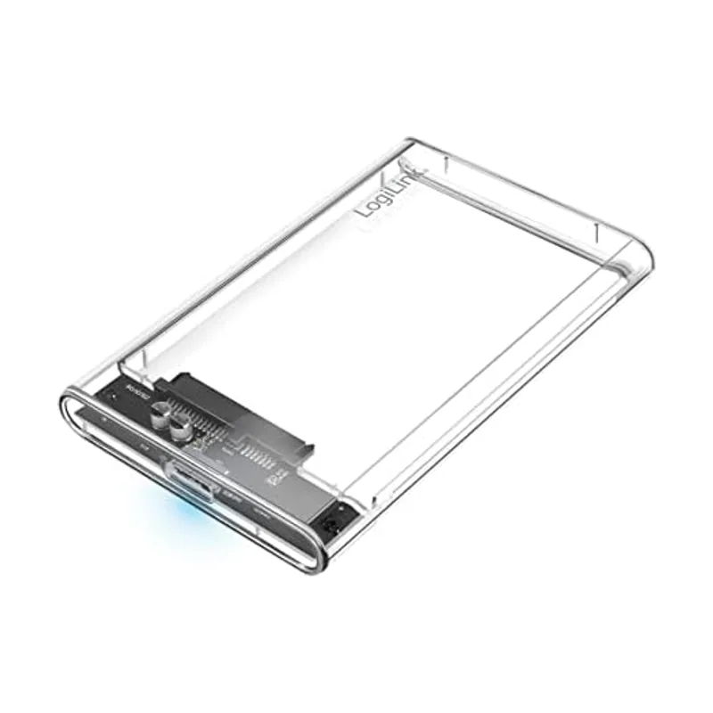 LogiLink Carcasa para Disco Duro USB 3.0 de 2,5" HDD/SSD hasta 16 TB