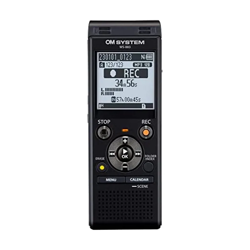 OM System WS-883 Grabadora de Voz Digital Estéreo