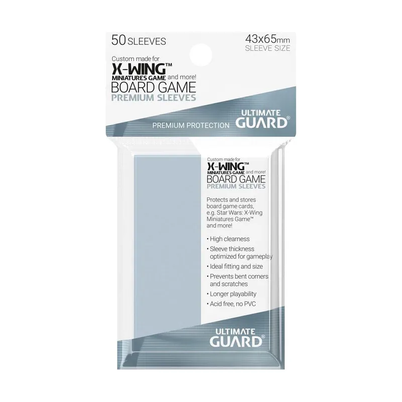 Ultimate guard premium soft sleeves fundas de cartas del juego de mesa x-wing™ miniatures game 50