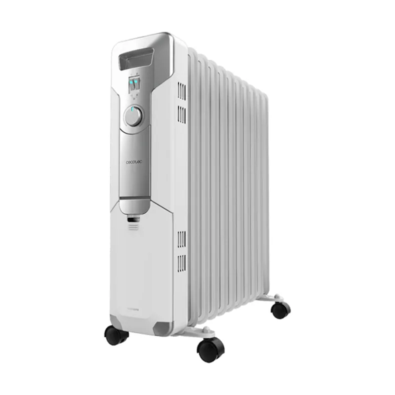 Cecotec Radiador de aceite de 11 módulos y 2500 W con 3 niveles de potencia