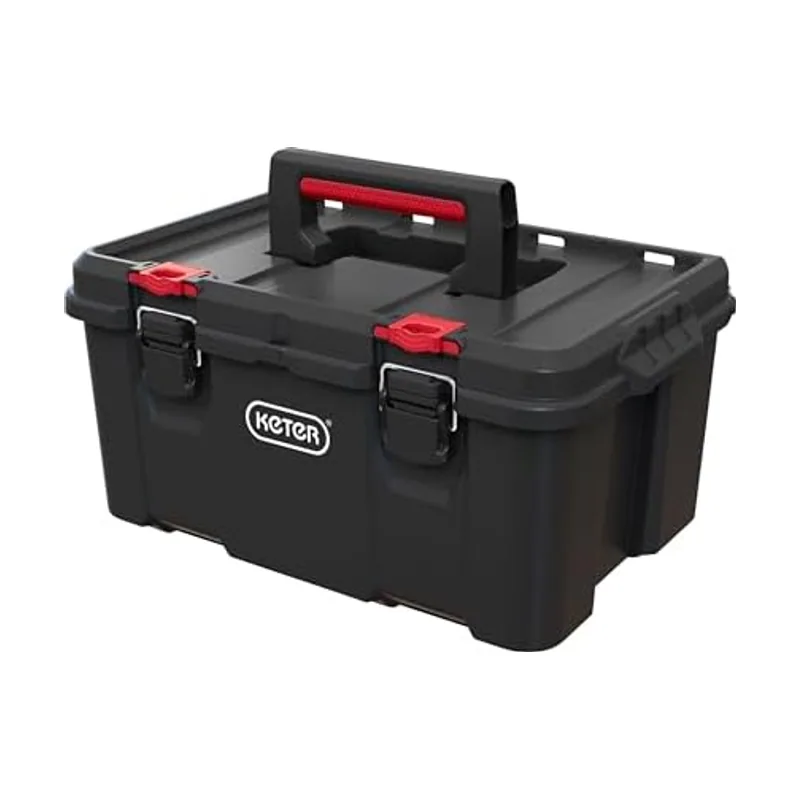 Keter Stack & Roll Caja de Herramientas de Almacenamiento de Herramientas Resistente