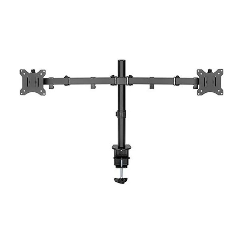 GooBay Soporte Doble Monitor 17-32 Pulgadas Giratorio Regulable en Altura VESA 100x100 2X hasta 8 kg