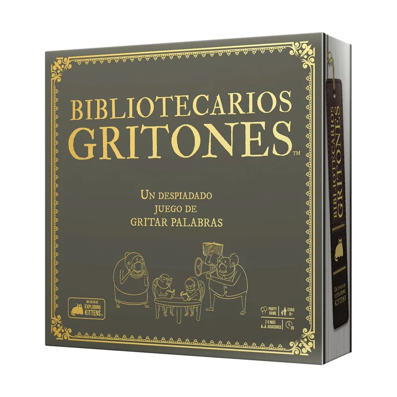 Asmodee Exploding Kittens Bibliotecarios Gritones