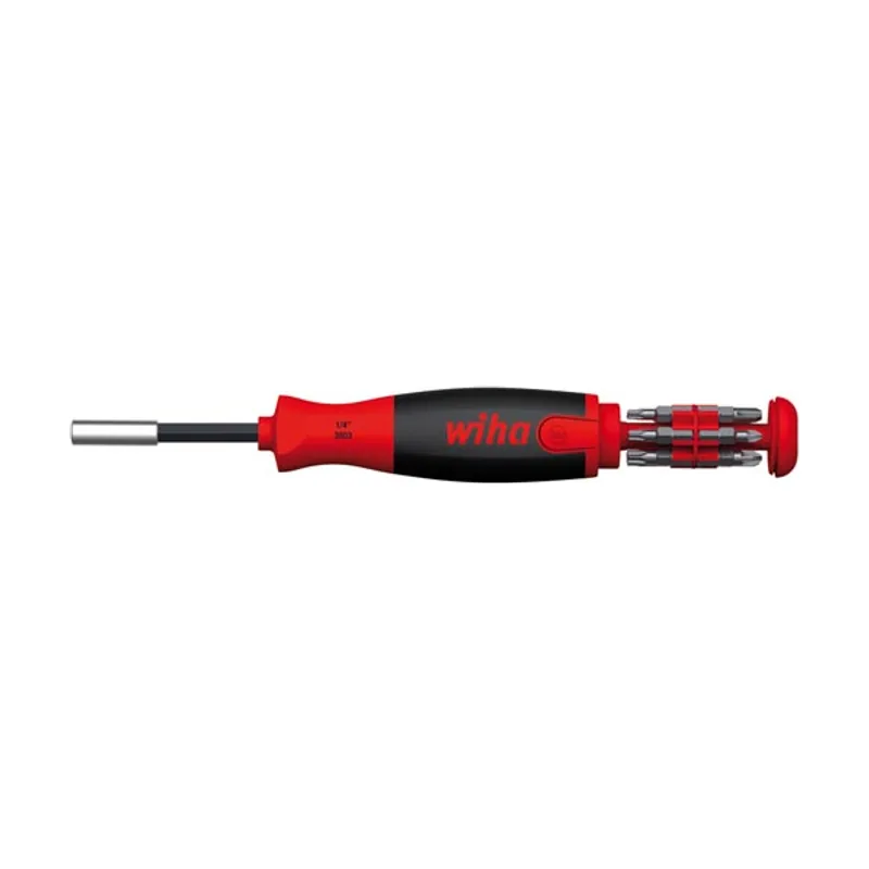 Wiha Destornillador con cargador LiftUp 25 magnético en surtido con 12 bits