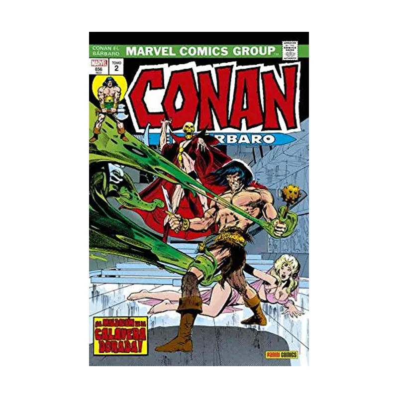 Panini Conan El Bárbaro 2. La Etapa Marvel ¡LA MALDICIÓN DE LA CALAVERA DORADA! MARVEL OMNIBUS