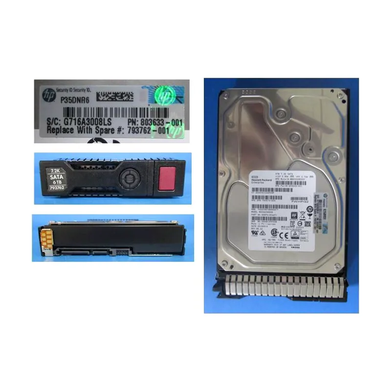 HP HPE 793762-001 disco duro interno 3.5" 6 TB Serial ATA III