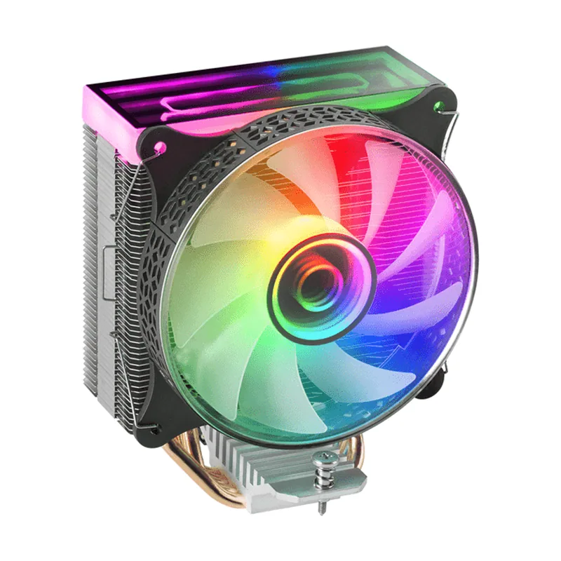 Mars Gaming MCPU-VR Negro Disipador CPU Doble Espejo Infinito ARGB 4 Heatpipes HCT TDP