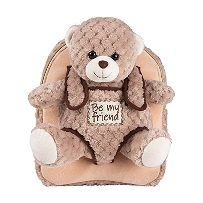 Perletti Mochila peluche 27cm con oso Milly extraible