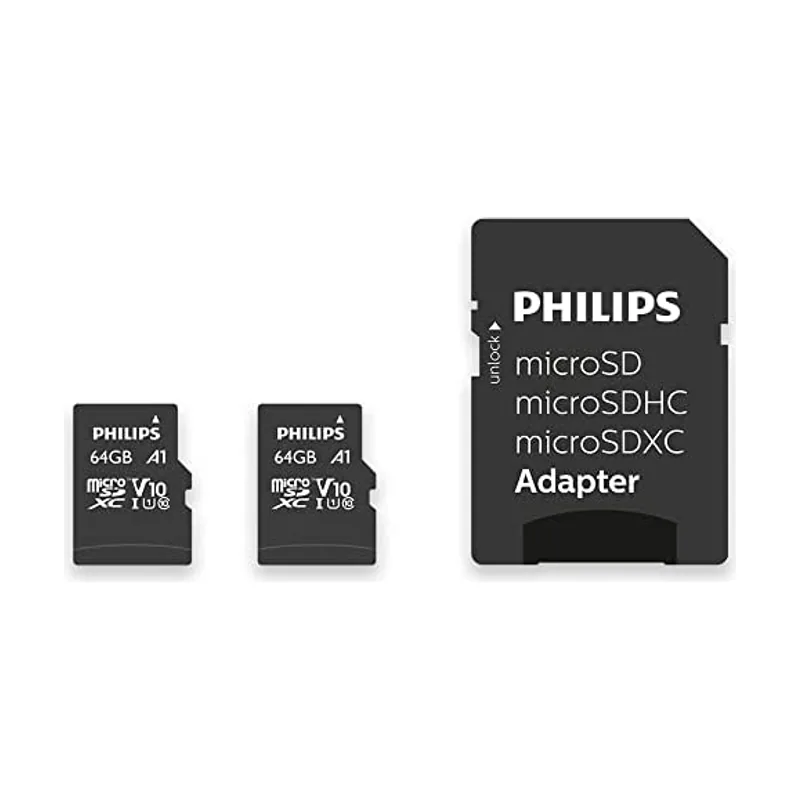 Philips Tarjeta MicroSD de 64GB