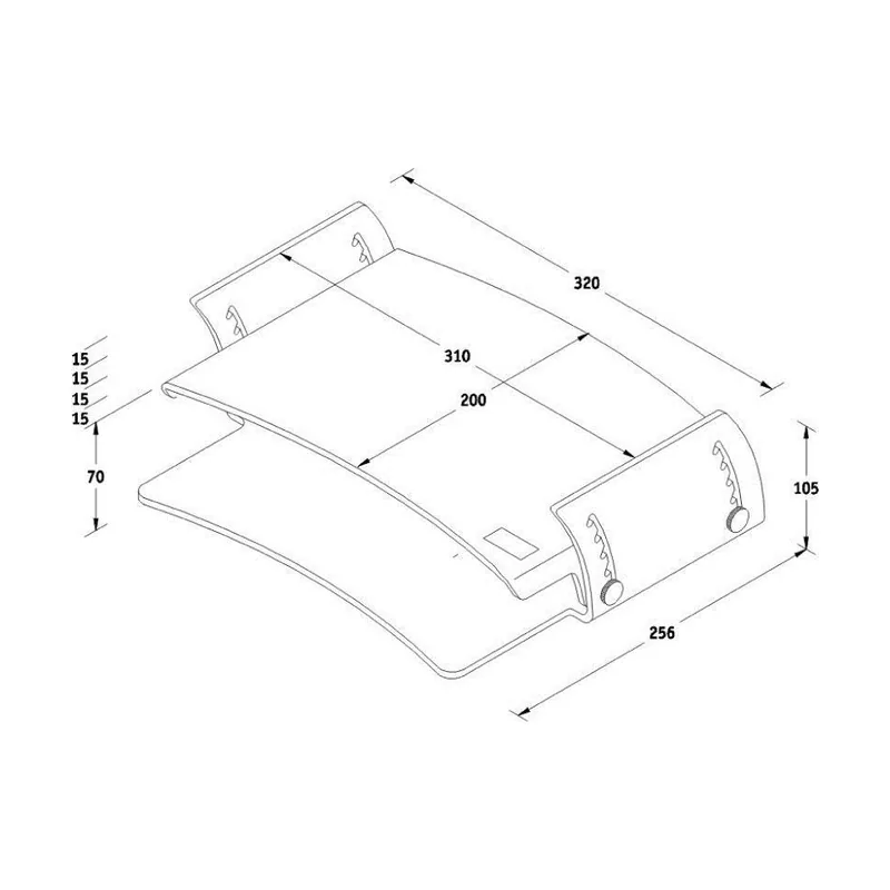 Neomounts Soporte para monitor LCD/CRT acrílico
