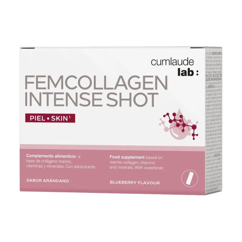 Cumlaude LAB Cumlaude Femcollagen Intense Shot Sabor Arándano 7 Frascos De 25 Ml