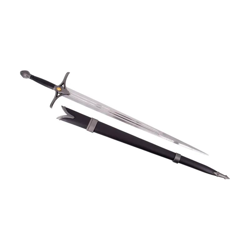 Amont Espada de Galadriel los Anillos del Poder. Mango de acero y plástico acabado en níquel. Tamaño total de 106 cm