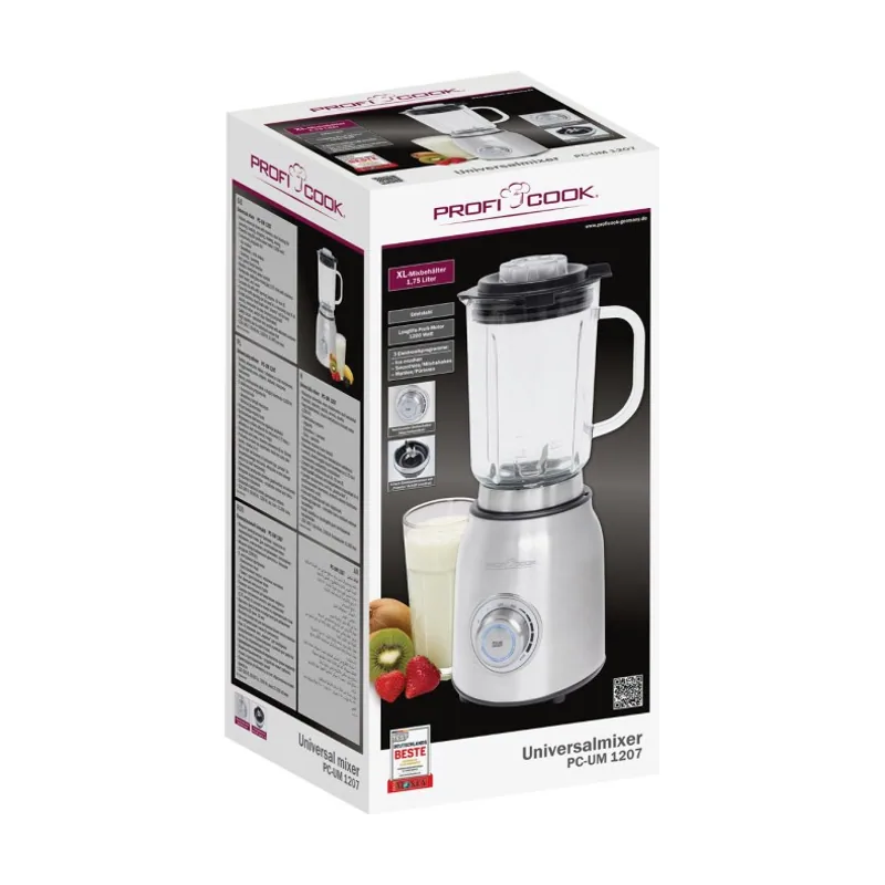 Proficook 501207 batidora de varillas 1200 W