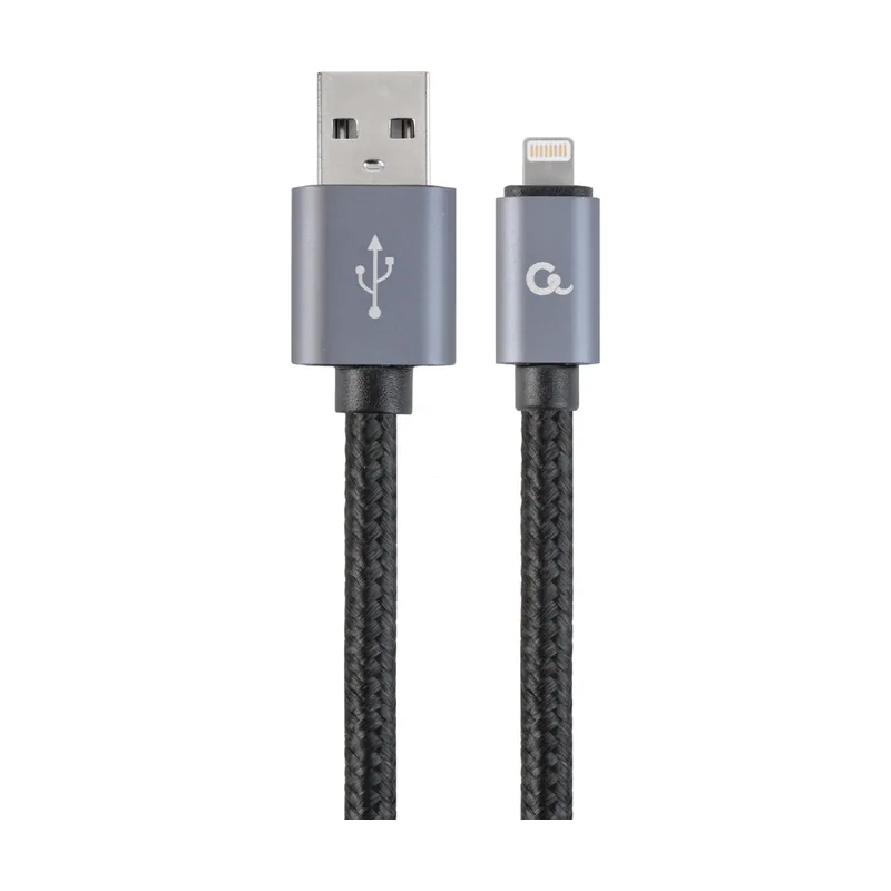 Gembird CCB-MUSB2B-AMLM-6 cable de Negro 1,8 m USB A Lightning