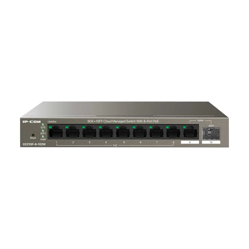 Ip-com switch g2210p-8-102w