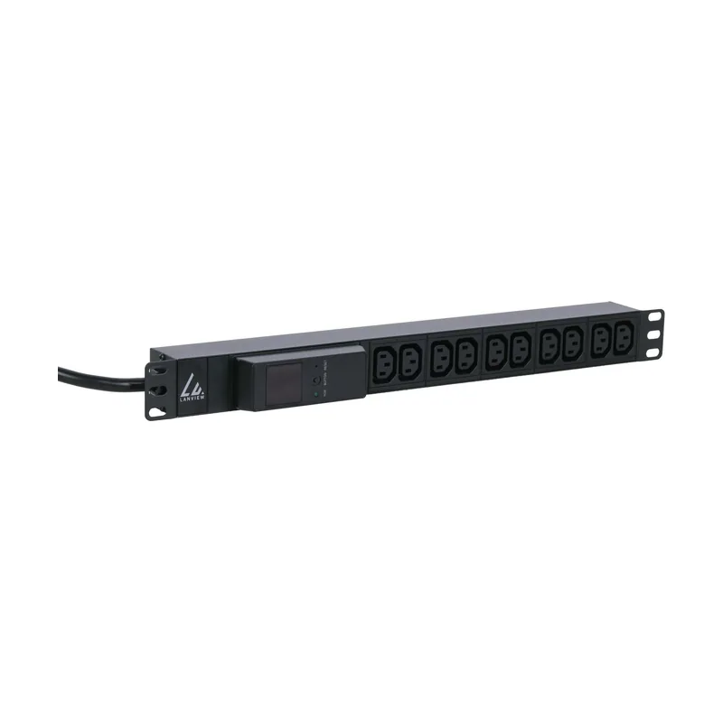 Lanview LVR261877 de distribución de energía PDU 10 salidas AC 1U