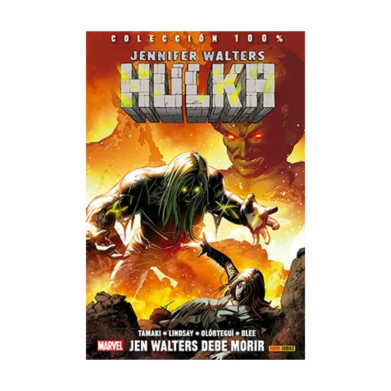 Panini Jennifer Walters Hulka 3. Jen Walters debe morir COLECCIÓN 100% MARVEL
