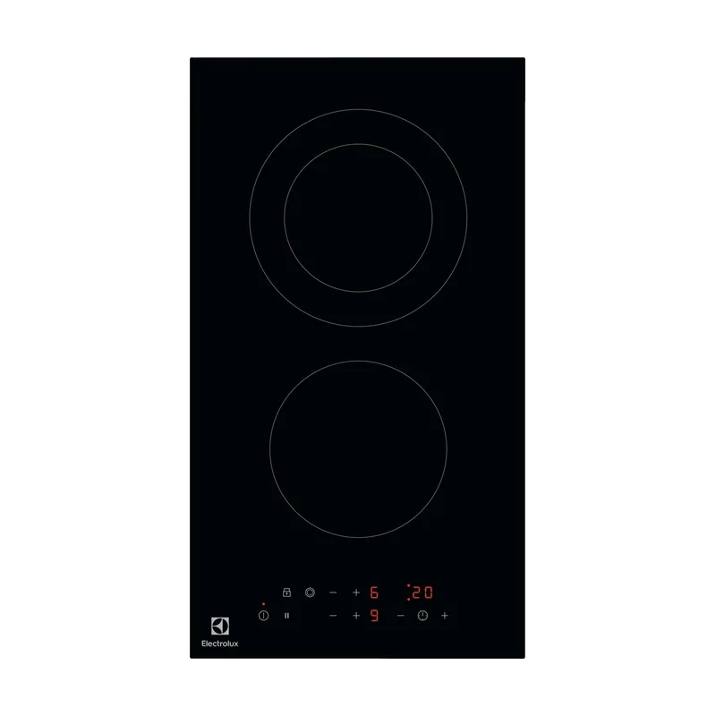 Electrolux LHR3233CK hobs Negro Integrado Cerámico 2 zona s