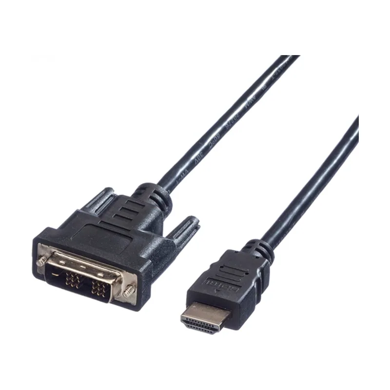 Value 11995516 1,5 m DVI-D HDMI tipo A Estándar