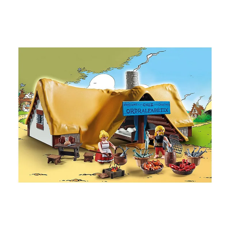 Playmobil Asterix 71266 la Cabaña de Ordenalfabetix