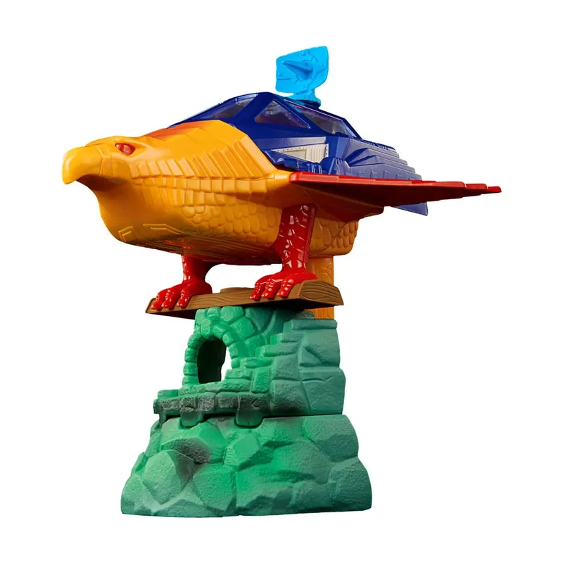 Mattel Masters del Universo MOTU Talon Fighter y Point Dread Nave espacial para figuras de acción con base de aterrizaje
