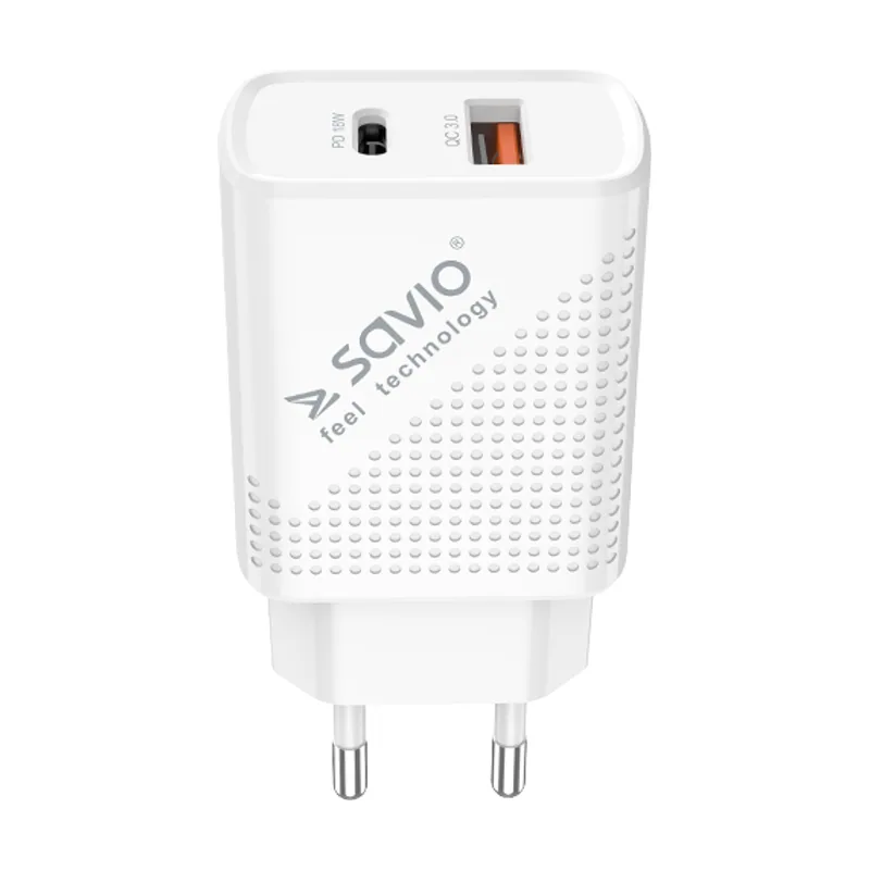 Savio LA-04 USB Type A & Type C Quick Charge Power Delivery 3.0 Indoor