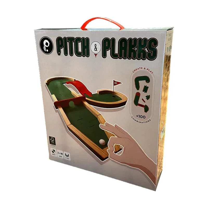 Asmodee Pitch&PLAKKS Juego de Mesa de Mini Golf