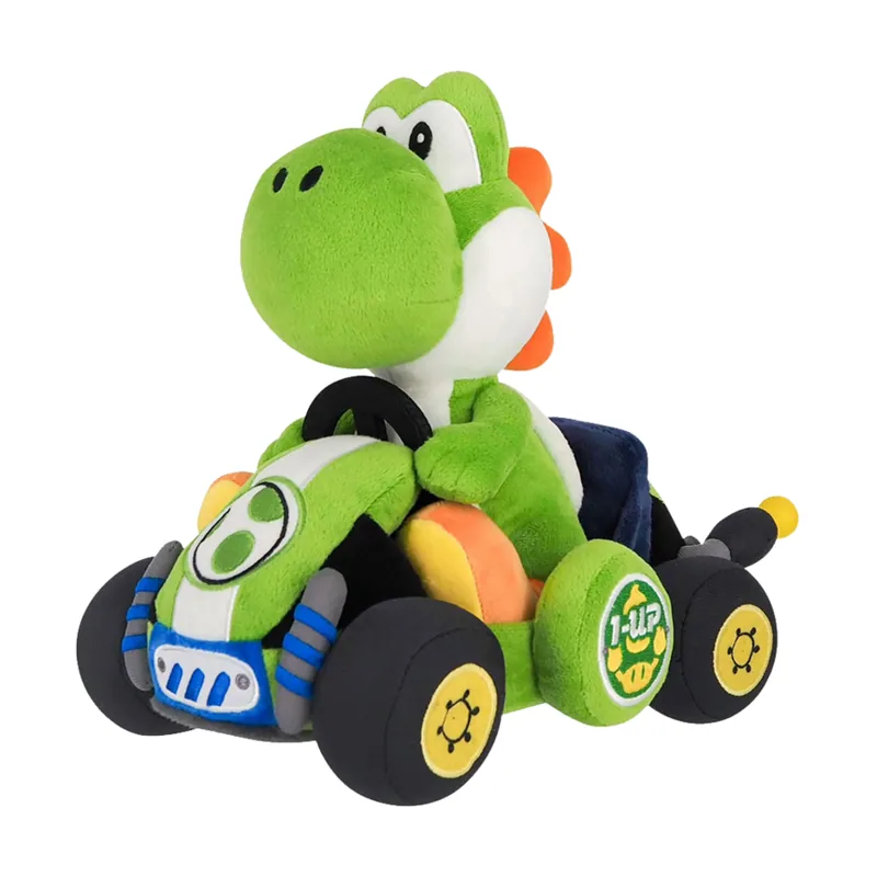 San-ei Peluche Yoshi Boeki Mario Kart World 27 cm