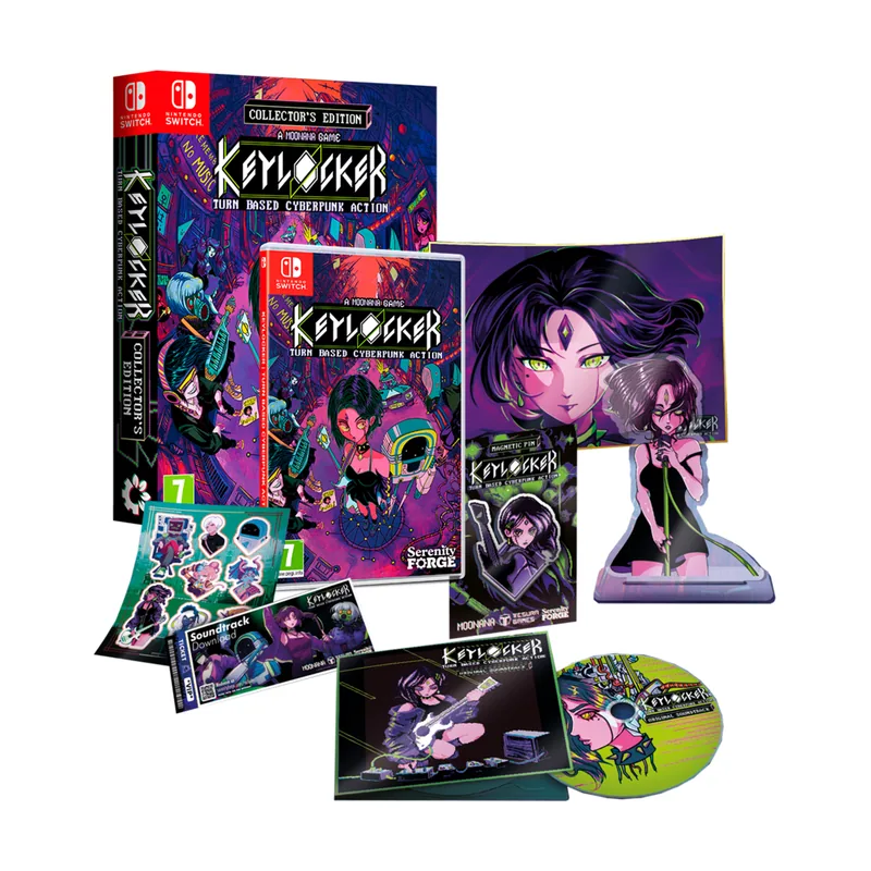 Tesura Games Keylocker Turn Based Cyberpunk Action Edición Coleccionista
