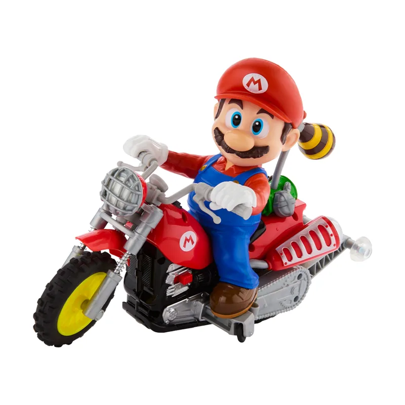 Mattel Figura Radiocontrol Mario Wheelie Motocross Super Mario Galaxy La Película Hot Wheels