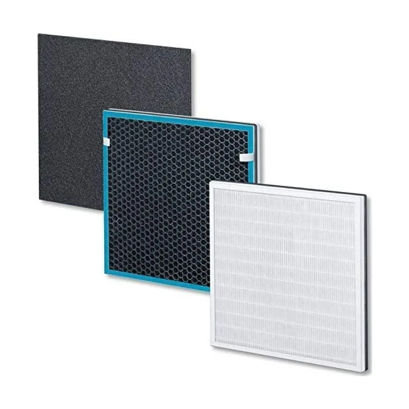 Beurer 693.01 Set filtro para purificador de aire LR-200/210 filtro HEPA13 rendimiento del filtrado del 99.95% filtro carbón activo