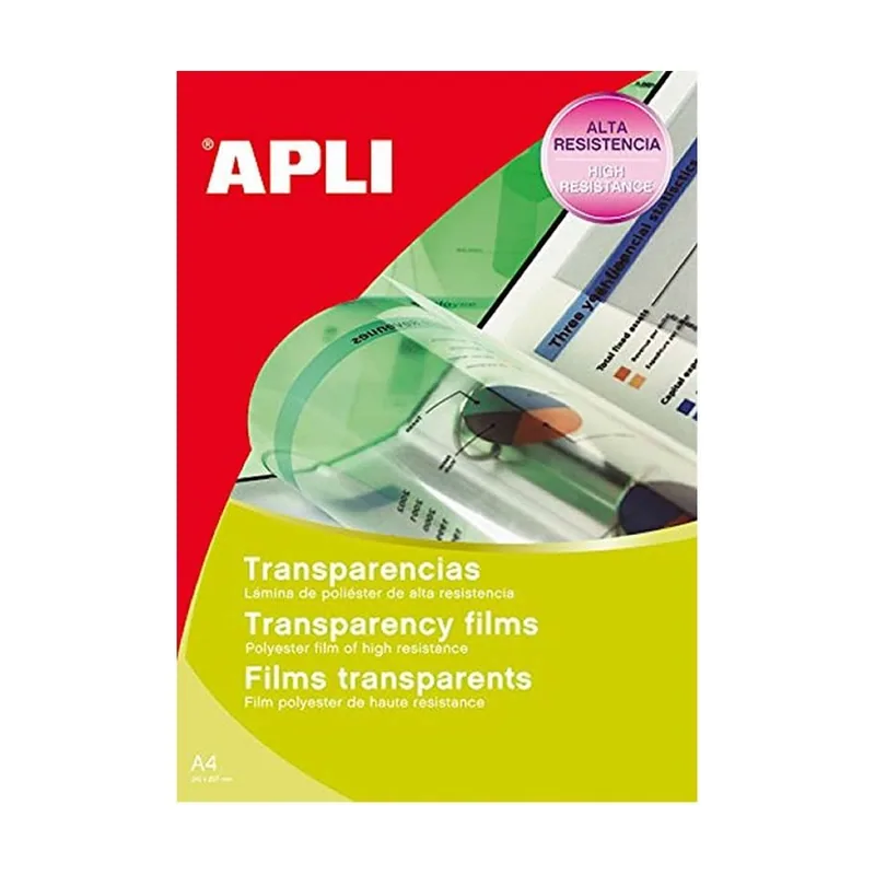 Apli Transparencias 10 Hojas